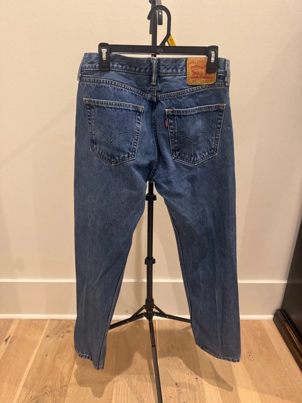 Levi's Straight-Leg Men's Jeans in Classic Blue Denim